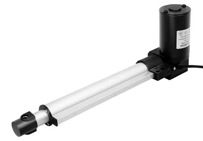 Produktbild von Elektrischer Linearantrieb - Motor für Relaxsessel - 24V DC 230 mm Hub - 6000N Druckkraft - 60W 220V mit EU-Stecker - Silber