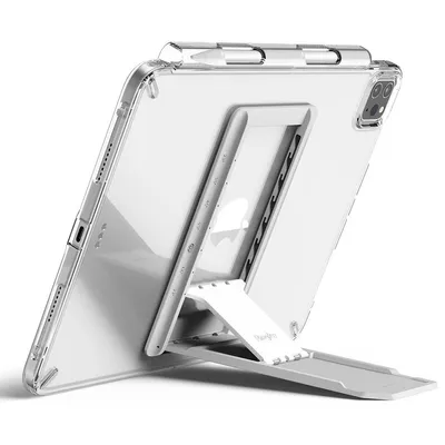 Produktbild von Outstanding Selbstklebender Universal-Klapp-Tablet-Ständer Verstellbarem Betrachtungswinkel Hellgrau