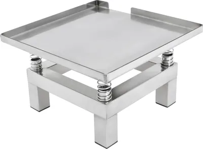 Obrázek produktu pro Elektrický vibrační stůl na beton - Vibrační stůl - Rozměr 35 × 35 cm - Max. 10 kg - Frekvence 3000-3600 otáček za minutu - Nerezová ocel - EU zástrčka - Stříbrný