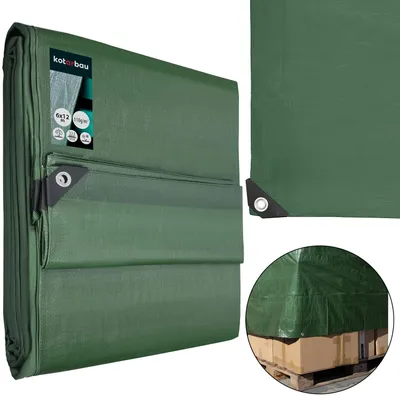 Immagine prodotto di KOTARBAU® Telo Impermeabile Esterno Polietilene 6x12 m Verde Oliva 110 g/m² Telo Sotto Piscina Fuori Terra Telo Impermeabile, productTiles.product.images.aiGenerated