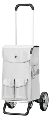 Zdjęcie produktu dla Koszyk zakupowy Andersen Shopper Alu Star, wózek na zakupy Abbo, 54 cm