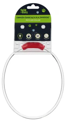 Zdjęcie produktu dla Obroża USB dla zwierząt LED 55 cm