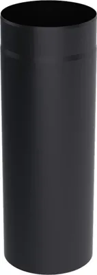 A black cylindrical pipe segment shown in isolation.