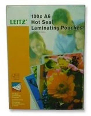 Obrázok produktu pre Leitz EVA A6 2x125mµ, Lesklý, Priehľadná, A6, 115 mm, 30 mm, 160 mm
