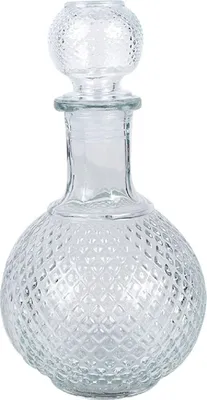 Produktbild von Clayre & Eef Retro Vintage Klarer Dekanter Ø 11x21 cm 525 ml