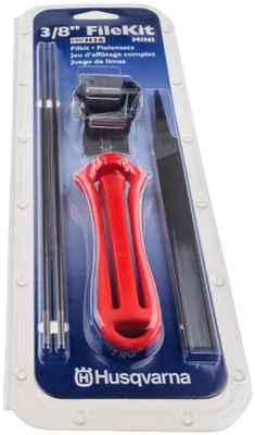 Image de Kit de limes Husqvarna H35 et H36 3/8" mini 4,0mm Equipement de limes pour tronçonneuses, affûteuse de chaîne