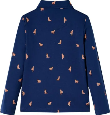 Immagine prodotto di vidaXL Camicia per bambini blu navy 116