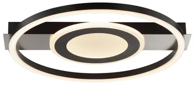 Produktbild von BRILLIANT Deckenleuchte Maureen LED Deckenlampe 39 x 37 cm, 2600 lm, 3000 K, dimmbar, schwarz matt