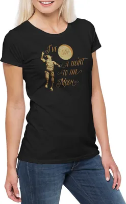 Produktbild von Urban Backwoods Ticket To The Moon, Damen T-Shirt, Farbe: Schwarz, Größe: XL
