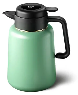 Thermosflasche 1,8 L mit Temperaturanzeige und Teesieb, isoliert