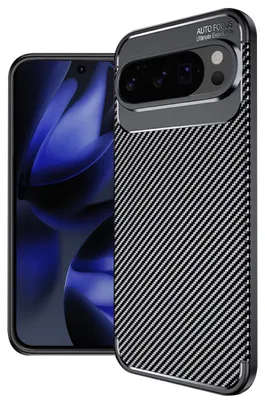 Produktbild von Techsuit - CarbonFiber-Hülle für Google Pixel 10 Pro XL – schwarz