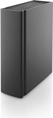 Produktbild von Eva Solo Lexicon, Schlitzmesserblock, Aluminium, Schaum, Kunststoff, Schwarz, Rechteck, 1 Stück(e), 203 mm