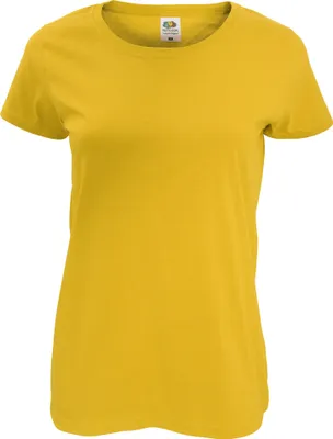 Immagine prodotto di Fruit of the Loom - T-shirt da donna a manica corta RW4724 (L) (Giallo girasole)