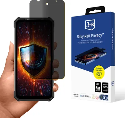 Produktbild von 3mk Display Schutzfolie Privatisierung Film Handyfolie Silky Matt Privacy für Ulefone Armor 24 Self-Heal