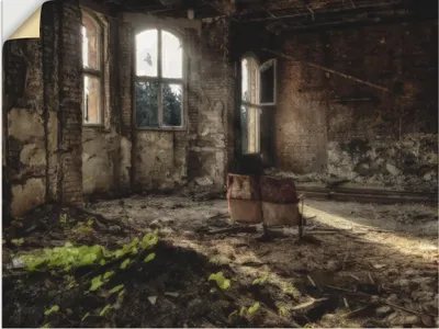 Produktbild von ARTland Wandbild, selbstklebend Lost Place - für immer Größe: 60x45 cm