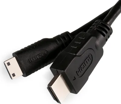 Produktbild von MiniHDMI auf HDMI 2.0 Kabel, 1,3 m, schwarz