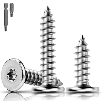 Obrázok produktu pre Skrutky do dreva, skrutky s hlavou Torx, nehrdzavejúca oceľ A2 V2A, M4 x 30 mm