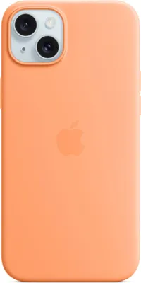 Produktbild von Apple iPhone 15 Plus Hülle - Silikon - Soft Case, Backcover - Orange