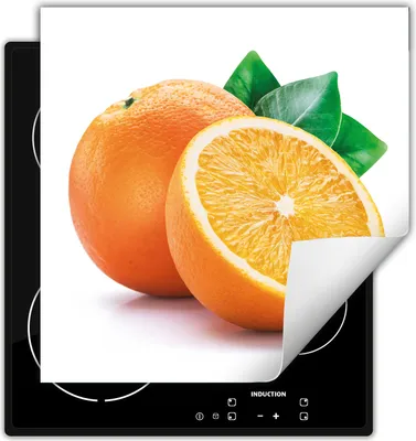 Produktbild von DarHaus Herdabdeckplatte 50x52 cm Anti Rutsch Matte Aufrollbar, Orange