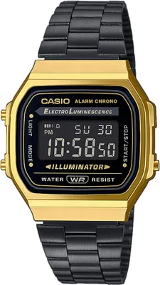 Produktbild von CASIO A168WEGB-1BEF Herrenuhr + BOX
