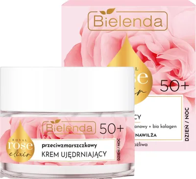 Zdjęcie produktu dla Bielenda Royal Rose  Krem Przeciwzmarszczkowy 50+ Ujędrniający 50ml Dzień