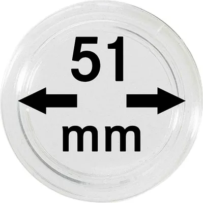 Produktbild von Lindner 2250051P Münzkapseln 51 mm-10er Pack