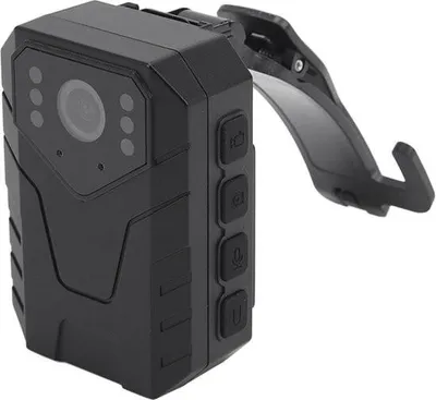 Zdjęcie produktu dla kamera policyjna 1296P HD z pamięcią 128G, wodoodporna - kamera bodycam z noktowizorem i GPS - dla organów ścigania.