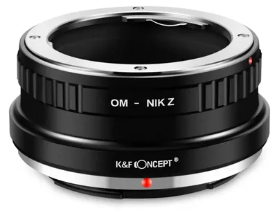 Image de Adaptateur d'objectif - Olympus OM vers Nikon Z - Pour objectifs Olympus OM - Compatible avec les appareils photo Nikon Z - Mise au point manuelle