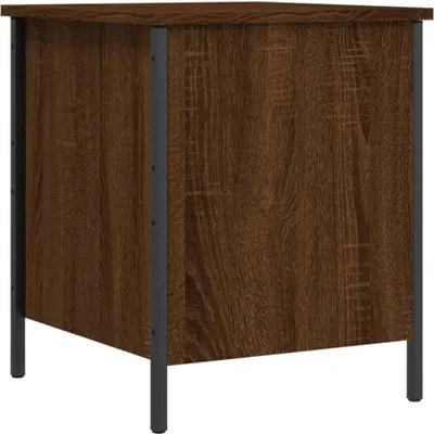 Produktbild von Braunes Sitzbank mit Schuhablage 40x50 cm Eichenholz