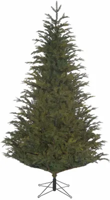 Image de Black Box Arbre de Noël artificiel Frasier - 145x145x215 cm - PVC - Vert