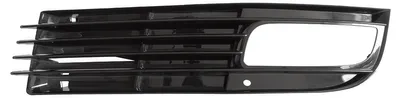 Stoßstangen Gitter LINKS in GLANZ SCHWARZ für Audi A8 4E (D3) ab 2009 – Produktansicht