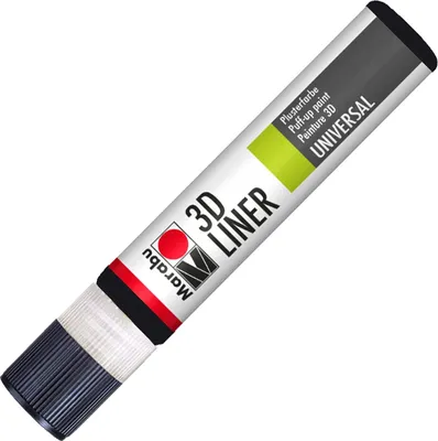 Produktbild von Marabu Relieffarbe "3D Liner" 3D schwarz 25 ml