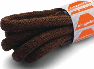 Produktbild von RINGELSPITZ - Rund Dick Schnürsenkel – Robuste Schnürsenkel - 120 cm, mittelbraun