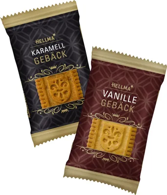 Obrázok produktu pre Hellma 70103674 Konferenčná zmes sušienok karamel/vanilka 125x3,5g