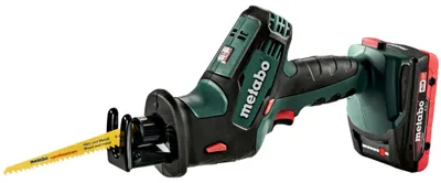 Produktbild von Metabo Akku-Säbelsäge SSE 18 LTX Compact, 18V 2x4Ah LiHD + ASC 55, 602266800
