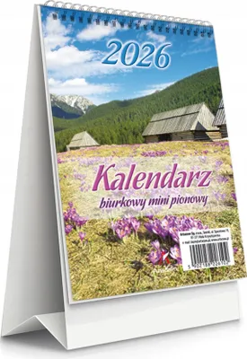 Imagen del producto de Calendario de escritorio 2026, formato vertical, planificador mini, varios diseños, 1 unidad
