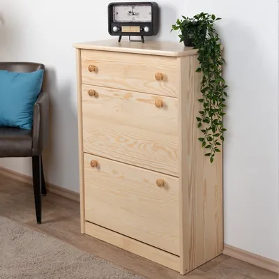 Produktbild von Vollholz Schuhschrank