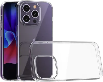 Obrázok produktu pre Pre Apple iPhone 15 Pro Silikónová ochrana Transparentné puzdro na mobilný telefón Puzdro Kryt Kryt