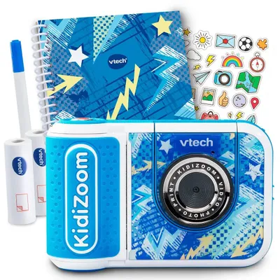 Productafbeelding van VTech Kidizoom Print Cam, blau, speciale zomerbundel (beperkte oplage)