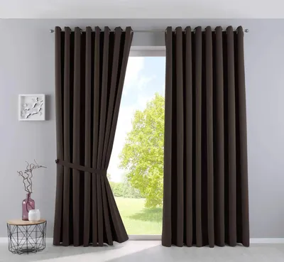 Blickdichte Vorhänge NewYork 245x295 cm, 2er-Set, Polyester, Oeko-Tex