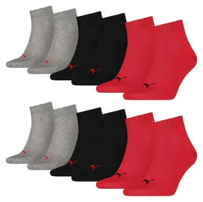 Produktbild von 6 Paar PUMA Uni Quarter Socken