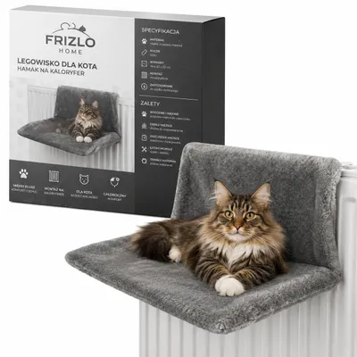 Zdjęcie produktu dla legowisko kota - hamak kota - legowisko pluszowe - hamak pluszowy - na Kaloryfer Miekkie Cieple