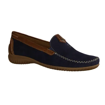 Produktbild von Gabor Comfort  Damenschuhe Halbschuhe Mokassin Slipper Blau Freizeit, Schuhgröße:EUR 39 | UK 6