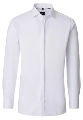 Produktbild von VENTI Herren Businesshemd Langarm Kent Comfort-Fit Weiß 48