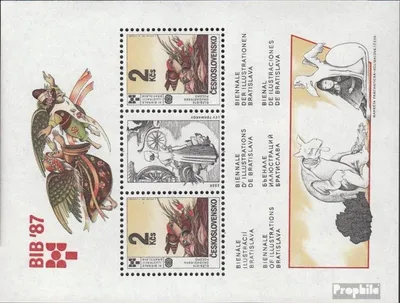 Produktbild von Briefmarken Tschechoslowakei 1987 Mi Block72 (kompl.Ausg.) postfrisch Kinderbuch