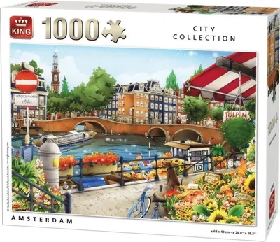 Image de Puzzle Amsterdam 1 000 pièces.