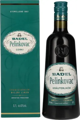 Produktbild von Badel Pelinkovac GORKI 31% Vol. 0,7l in Geschenkbox