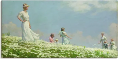 Produktbild von ARTland Leinwandbild Sommer. 1906 Größe: 150x75 cm