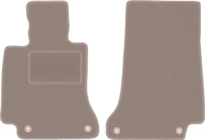 Immagine prodotto di Tappetini auto in velluto per Mercedes Classe C W205 cabrio, coupé (dal 2015) - tappetini anteriori LUX beige (2 pezzi)