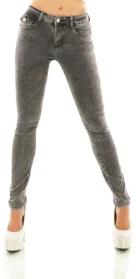 Produktbild von STIDIA Damen Push Up Jeans y Po Hose Röhrenjeans mit Flap Pockets Klapptasche